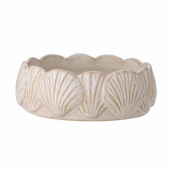 Bloomingville Marin Steingut Schale Natur - 13,5cm